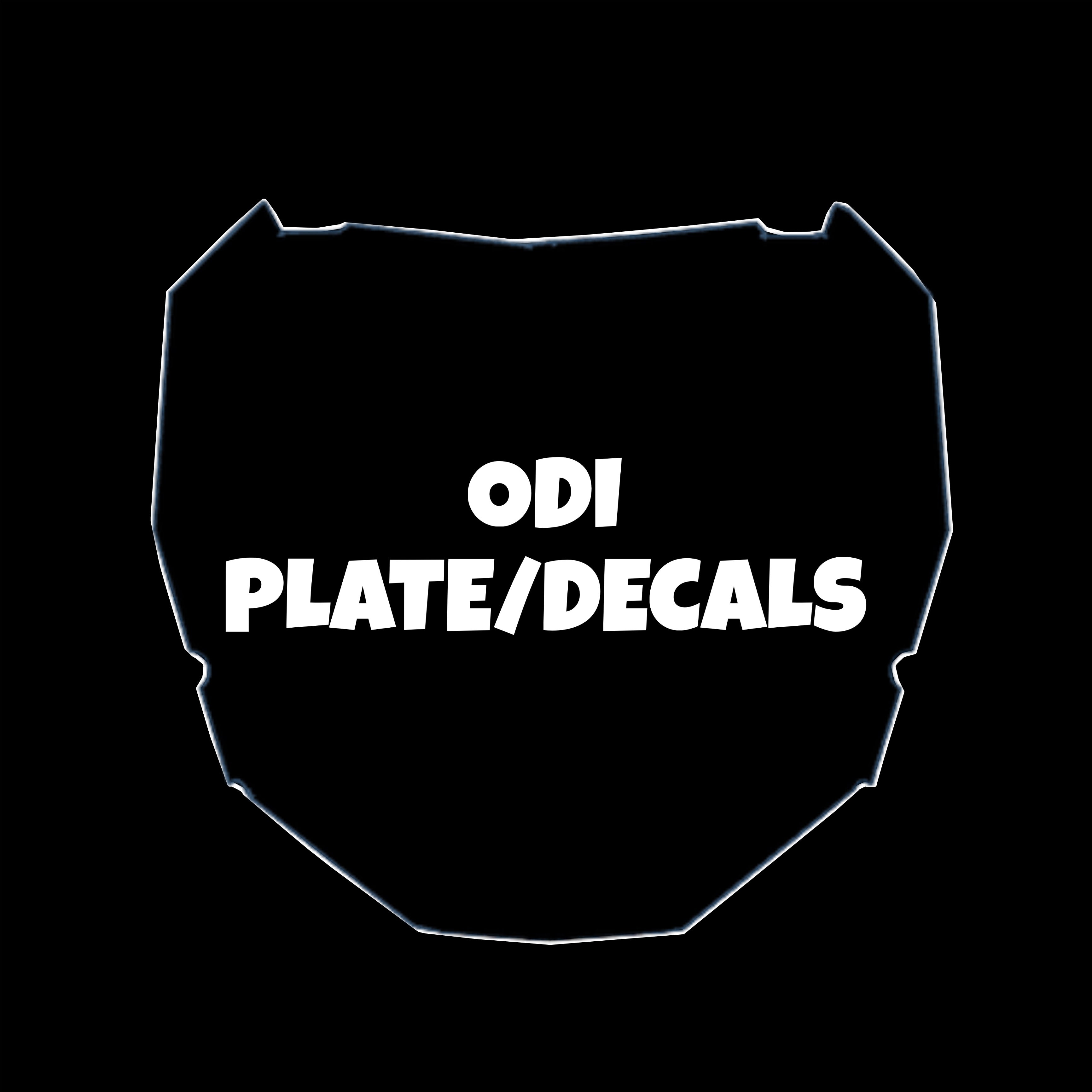 Odi Plate/Decals