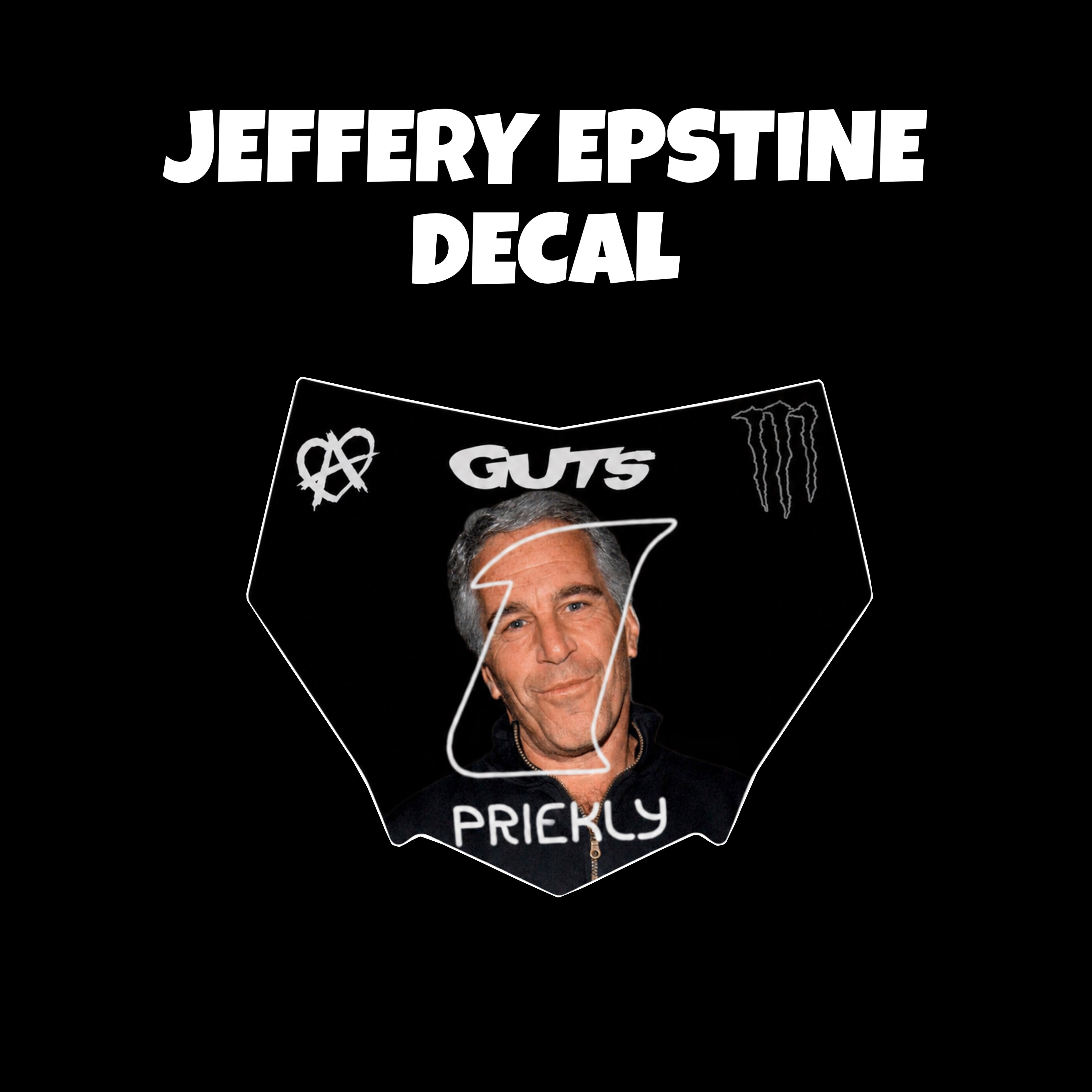 Jeffery Epstien Motocutz Decal